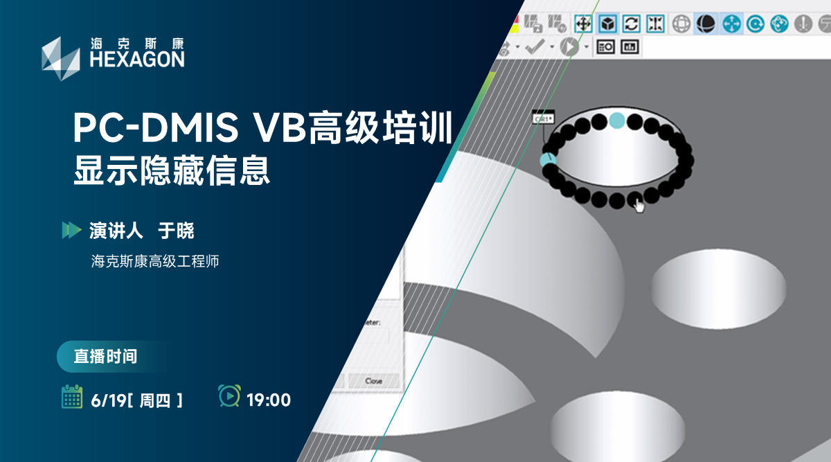 【PC-DMIS VB高级培训】在PC-DMIS窗体中的应用（一）——显示隐藏信息